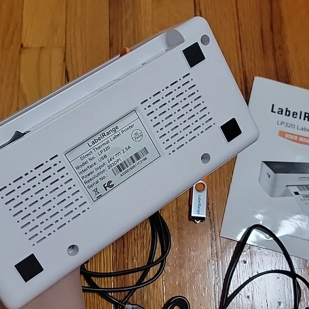 LabelRange LP320 High Speed Direct Thermal Label Printer USB 2.0